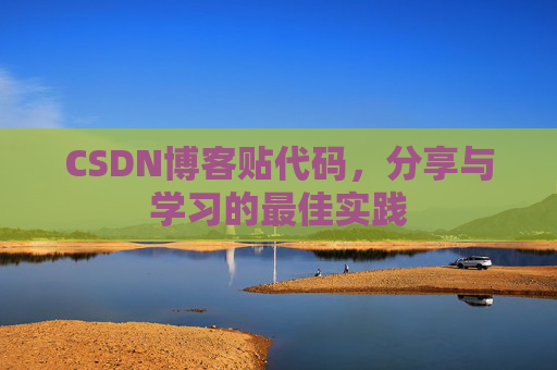 CSDN博客贴代码，分享与学习的最佳实践