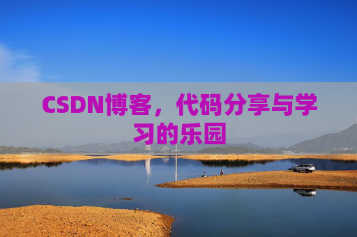 CSDN博客，代码分享与学习的乐园